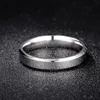 4mm 6mm 8mm Bright and Dull Polish Silver Color Titanium Ring For Men and Women Couple Ring ► Photo 2/4