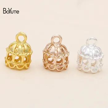 

BoYuTe Wholesale (50 Pieces/Lot) 11*15MM Metal Alloy Connector Clasps Diy Hand Made Jewelry Accessories Parts