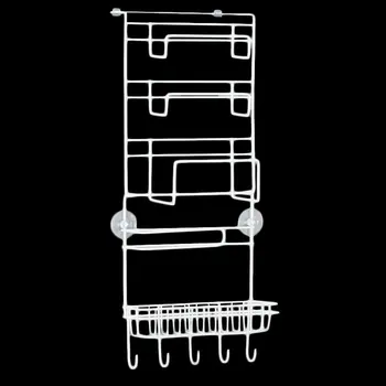 

Refrigerator Multi-layer Refrigerator Side Shelf Holder Multifunctional Kitchen Supplies Organizer with Suction Cups