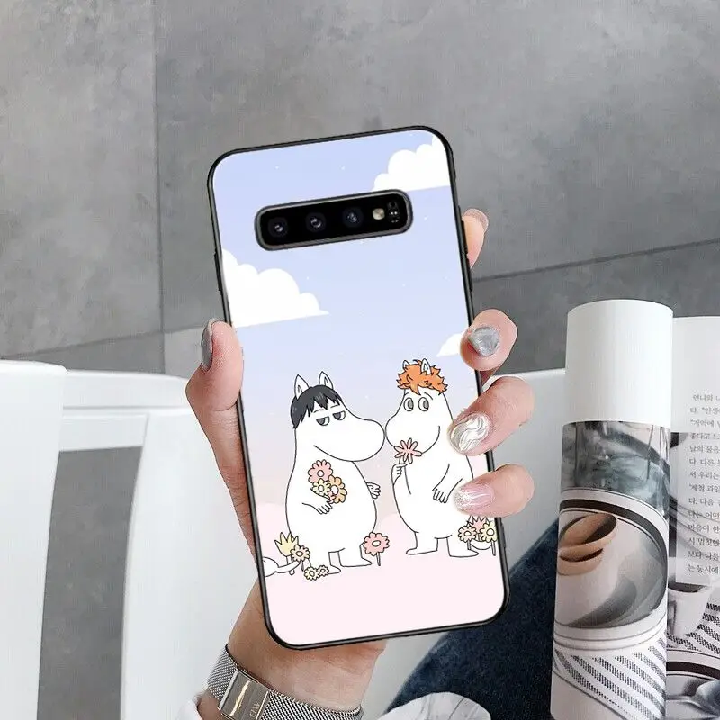 A14 Babaite с милым рисунком Муми-Тролль Бегемот чехол для телефона для samsung Galaxy S10E S7 край S9 S8 S10plus S6 S10Lite S5 M10 - Цвет: A14