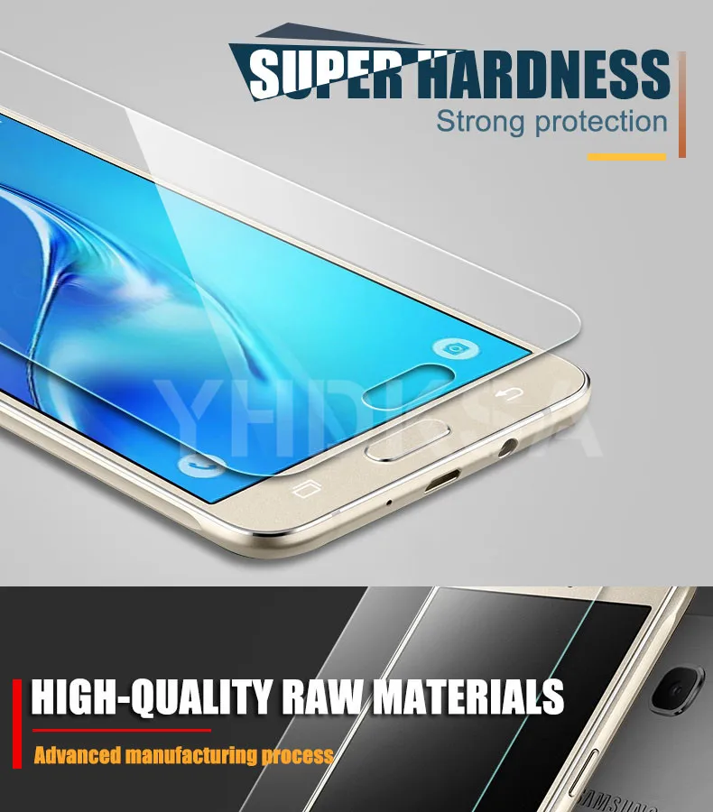 9H Screen Protector Glass on For Samsung Galaxy J3 J5 J7 J2 J8 J4 J6 Plus Tempered Glass Protective Film