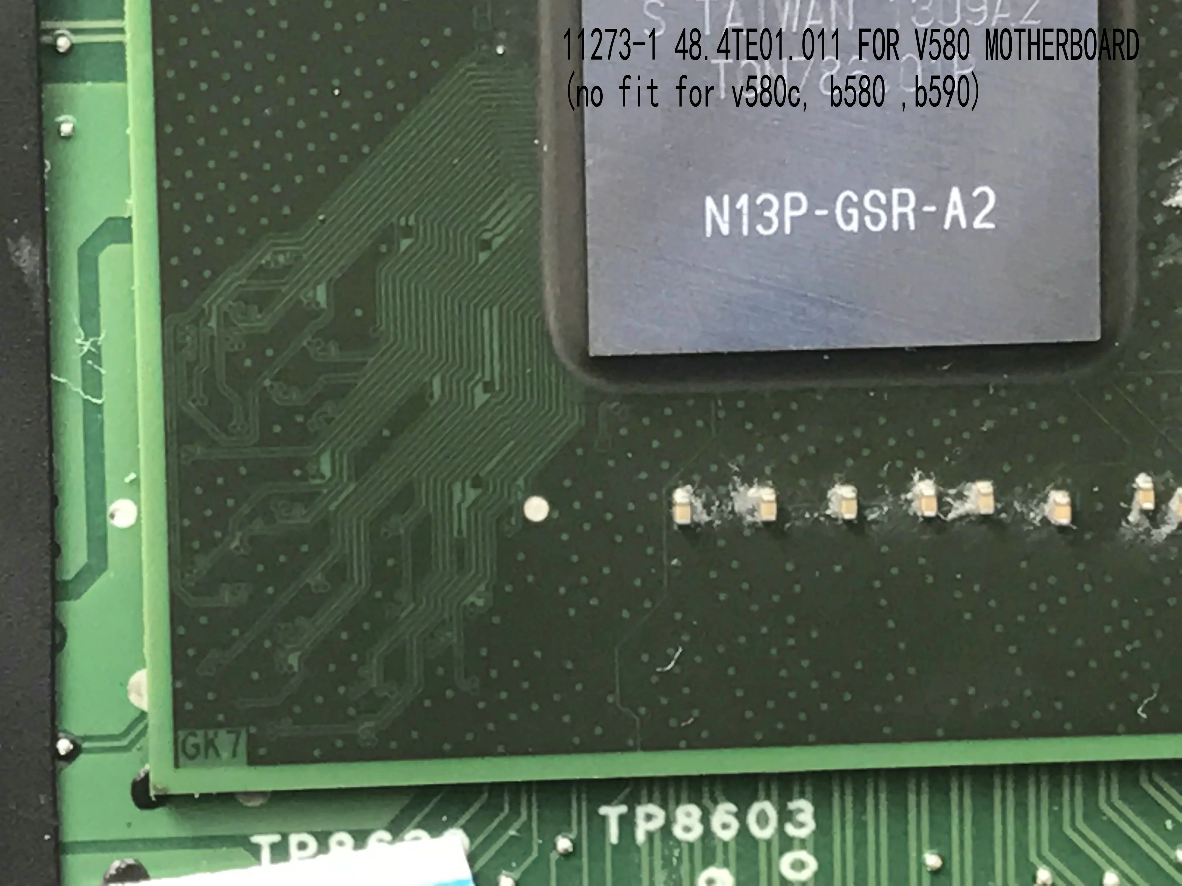 BiNFUL, сток, LA58 11273-1 48.4TE01.011 для LENOVO V580 материнская плата для ноутбука, HM77, поддержка i3, i5, i7(не подходит b590, b580 v580c