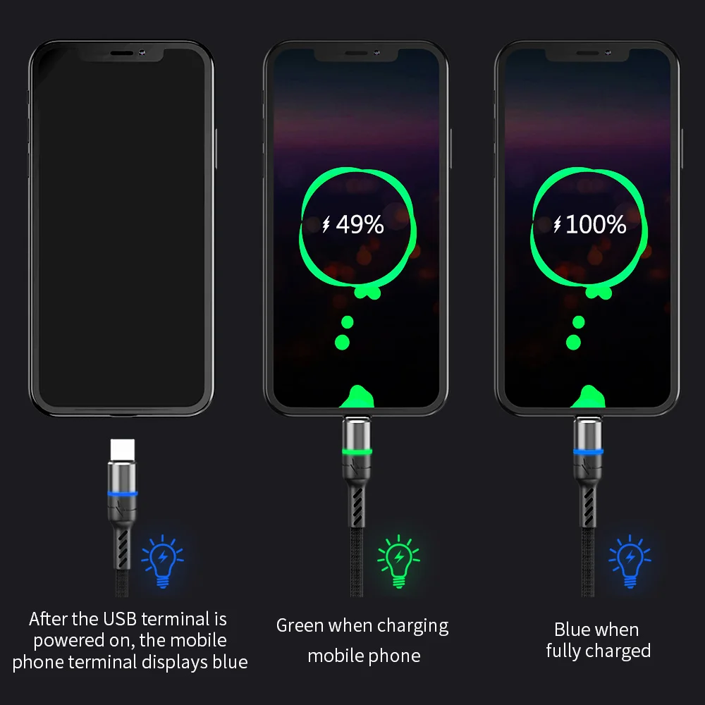 FONKEN USB C кабель 3A быстрое зарядное устройство для Xiaomi Huawei передачи данных Micro Samsung