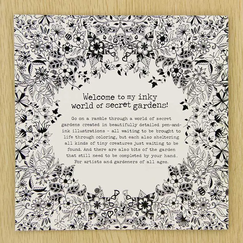 Secret Garden English Edition Coloring Book For Children Adult Relieve Stress Kill Time Painting Drawing Book 24 Pages Secret Garden English Edition Coloring Book For Children Adult Relieve Stress Kill Time Painting Drawing Book 24 Pages