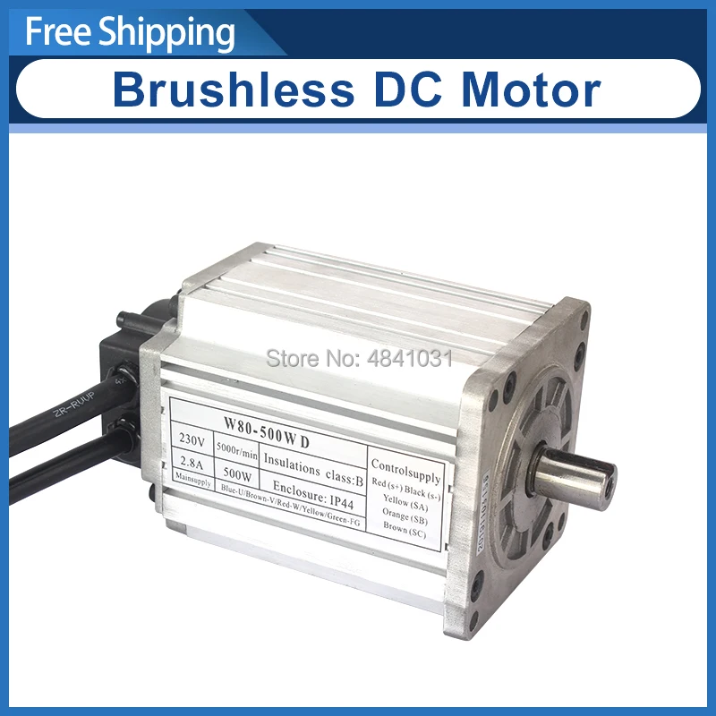 Brushless DC Motor 220V W80500WD 5000 RPM Lathe Electric Motor For SIEG SC2014 JET BDX7 SOGI