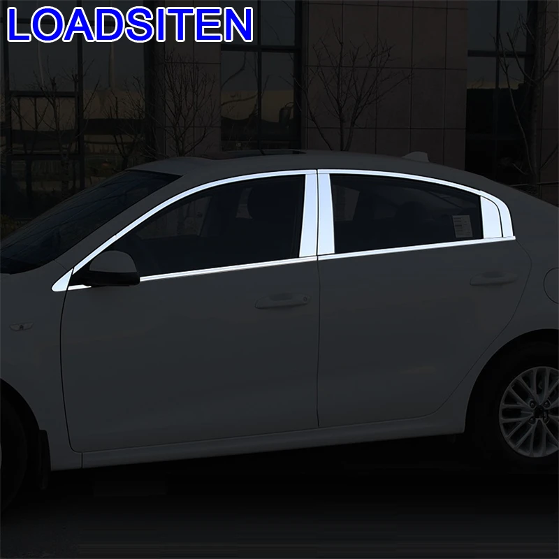 

Automovil Decorative Modified Automobile Window Exterior Protecter Sticker Strip Parts Modification Covers 17 18 19 FOR Kia K2