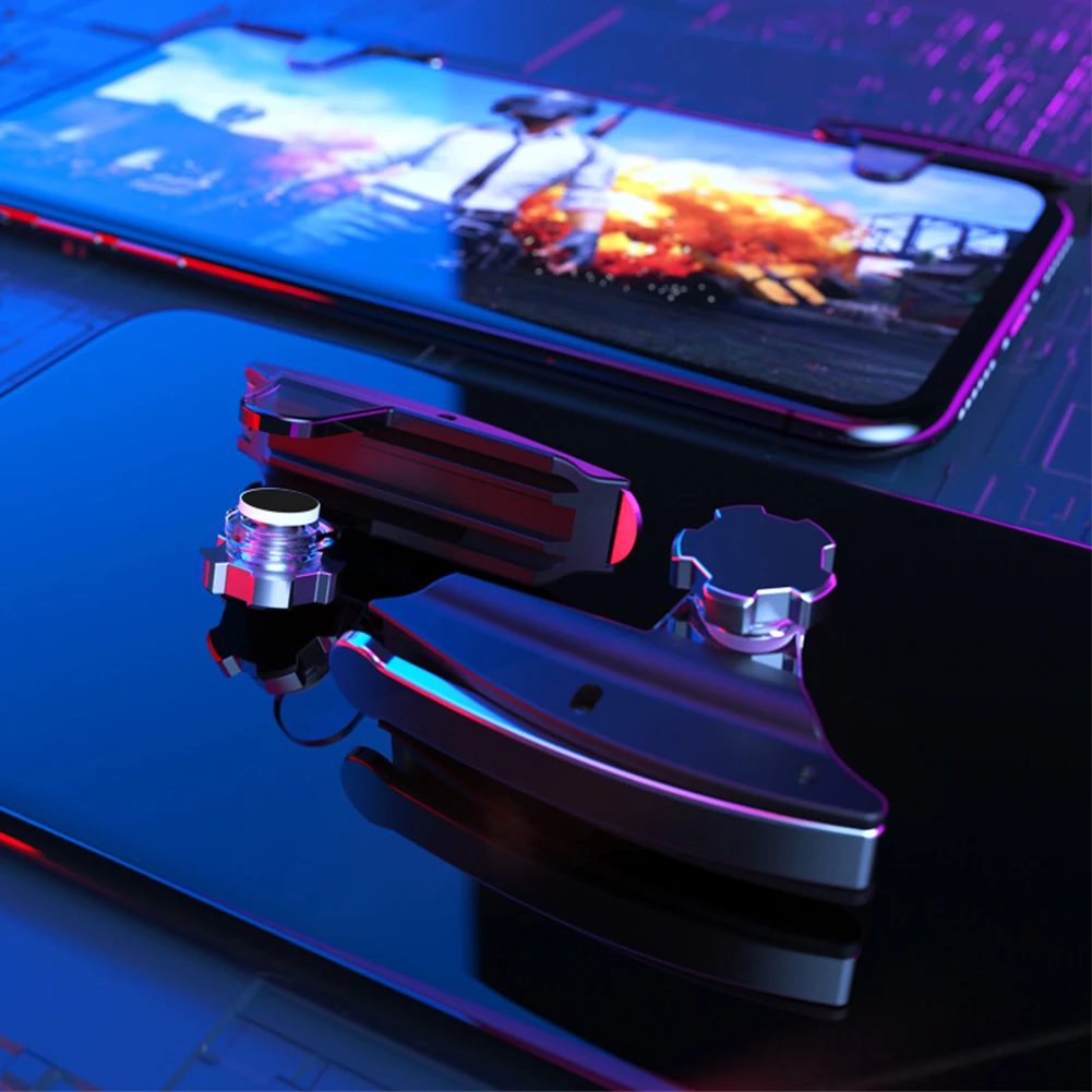 Мобильный игровой контроллер геймпад триггер для PUBG Gaming Fire Button Aim Key Shooter джойстик для iPhone Android игровые аксессуары
