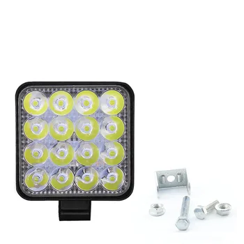 

Waterproof Car Work Light 48W 16LED 6000K 1000LM Fog Bulbs Flood Luminous Beam Bar SUV Driving Exterior Parts Lamps