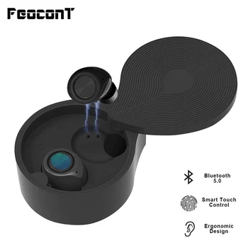 

TWS Headphone Bluetooth 5.0 Earphones Hifi Stereo Sports with Charging Box Waterproof Earbuds Headset for Phone Type C