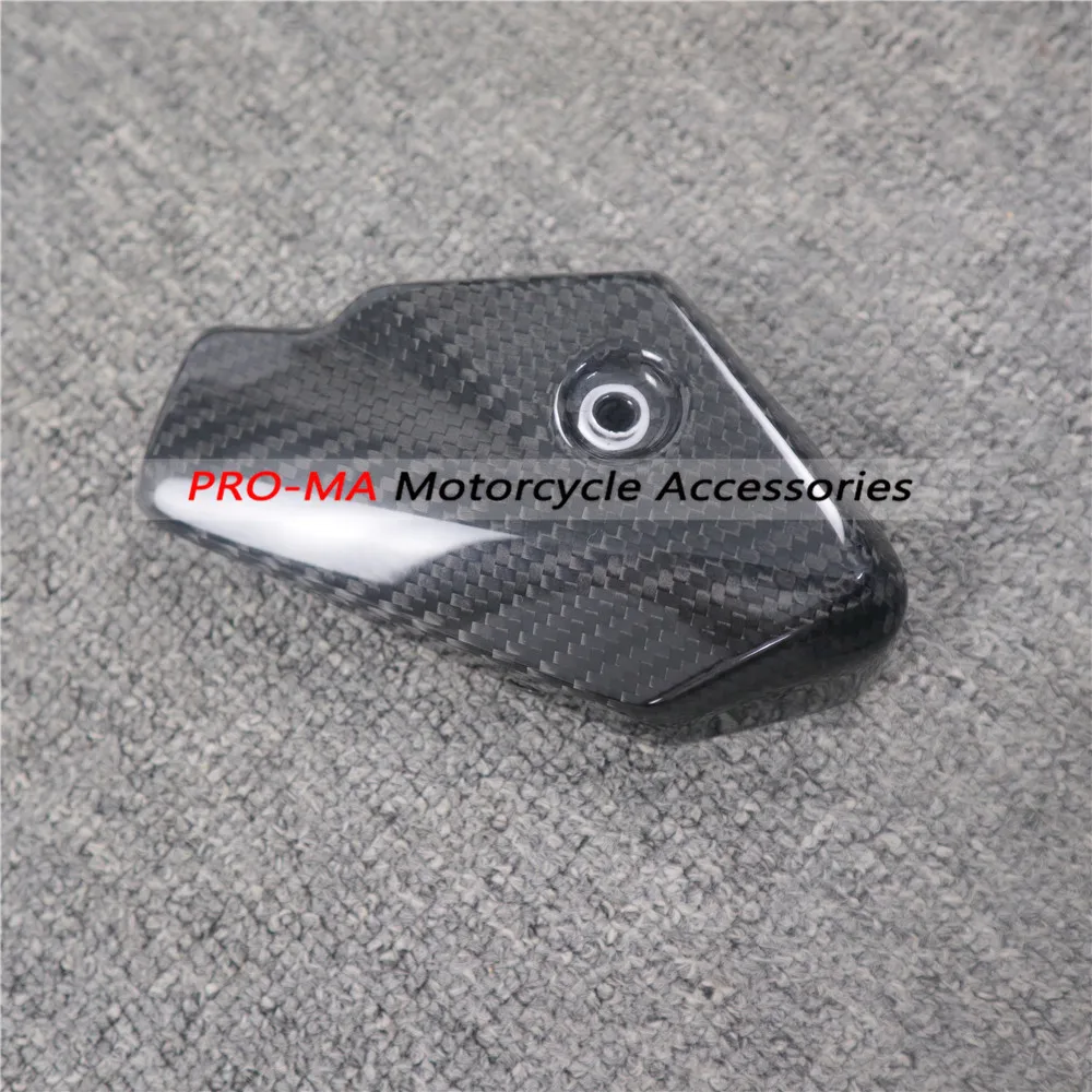 

Motorcycle Exhaust Heat Shield Cover in Full Carbon Fiber For KTM Superduke 1290 2020 Twill Glossy Weave