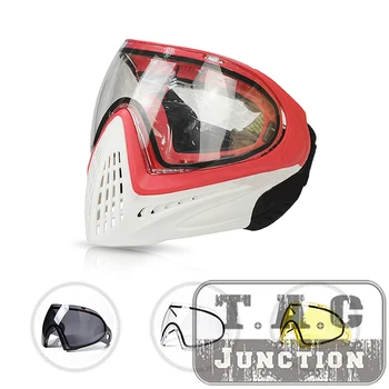

Tactical Goggle Full Mask Dual Anti-Fog Thermal Paintball Lens Mask High Vision Adjustable Airsoft Shooting Accessories RDWT