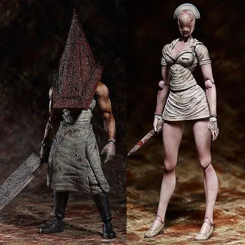 

Silent Hill 2 Red Pyramd Thing Action Figure Figma Sp-055 Bubble Head Nurse Sp-061 PVC Figure Model Halloween Toy Doll Gift