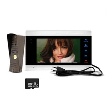 YUNZE – système d'interphone vidéo avec caméra et sonnette, moniteur 7 pouces, 1200TVL, contrôle d'accès, détection de mouvement, pour maison, expédition depuis la russie