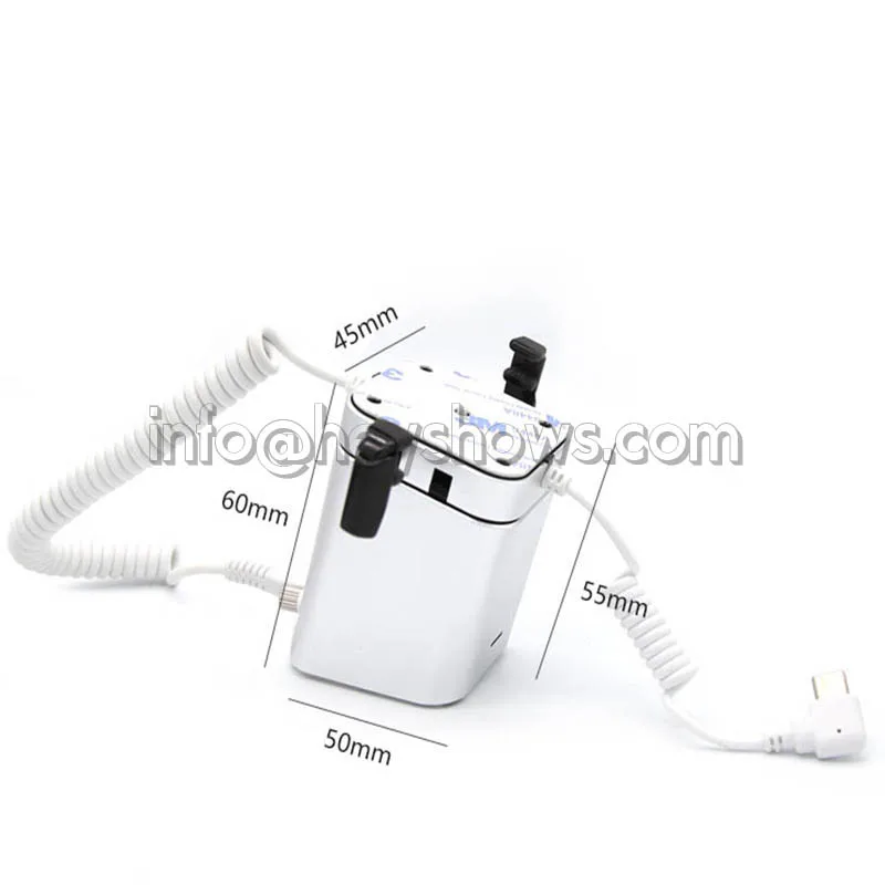 10PCS Mobile Phone Security Stand Charging iPhone Burglar Alarm System Cell Phone Anti-Theft Display Holder For Exhibition With