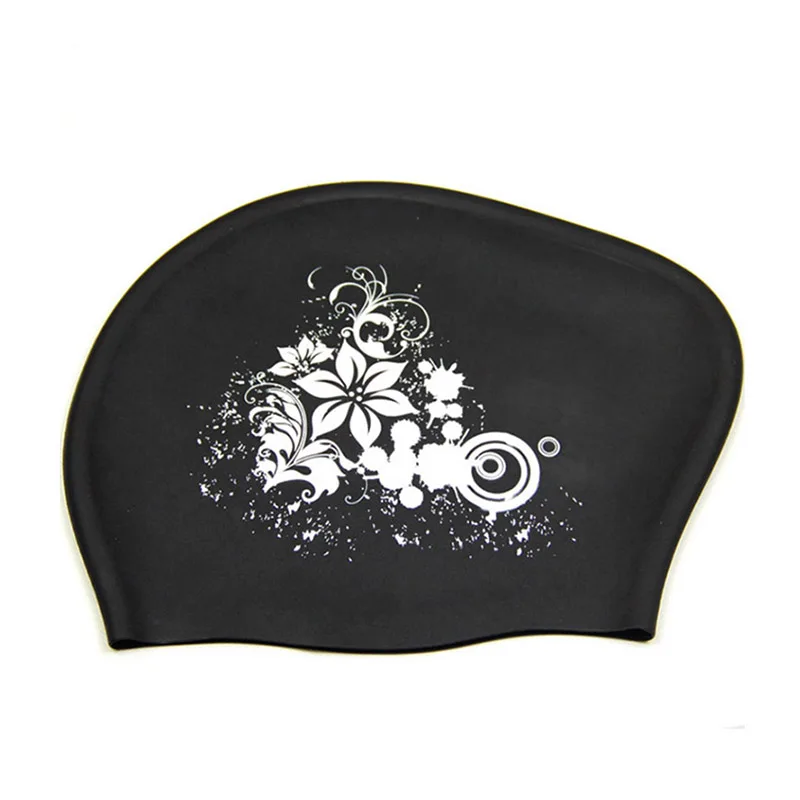 New Silicone Swimming Cap Long Hair Women's Waterproof Swim Caps Ladies Diving Hood Hat Kids Garras Natacion Casquette 2022 3