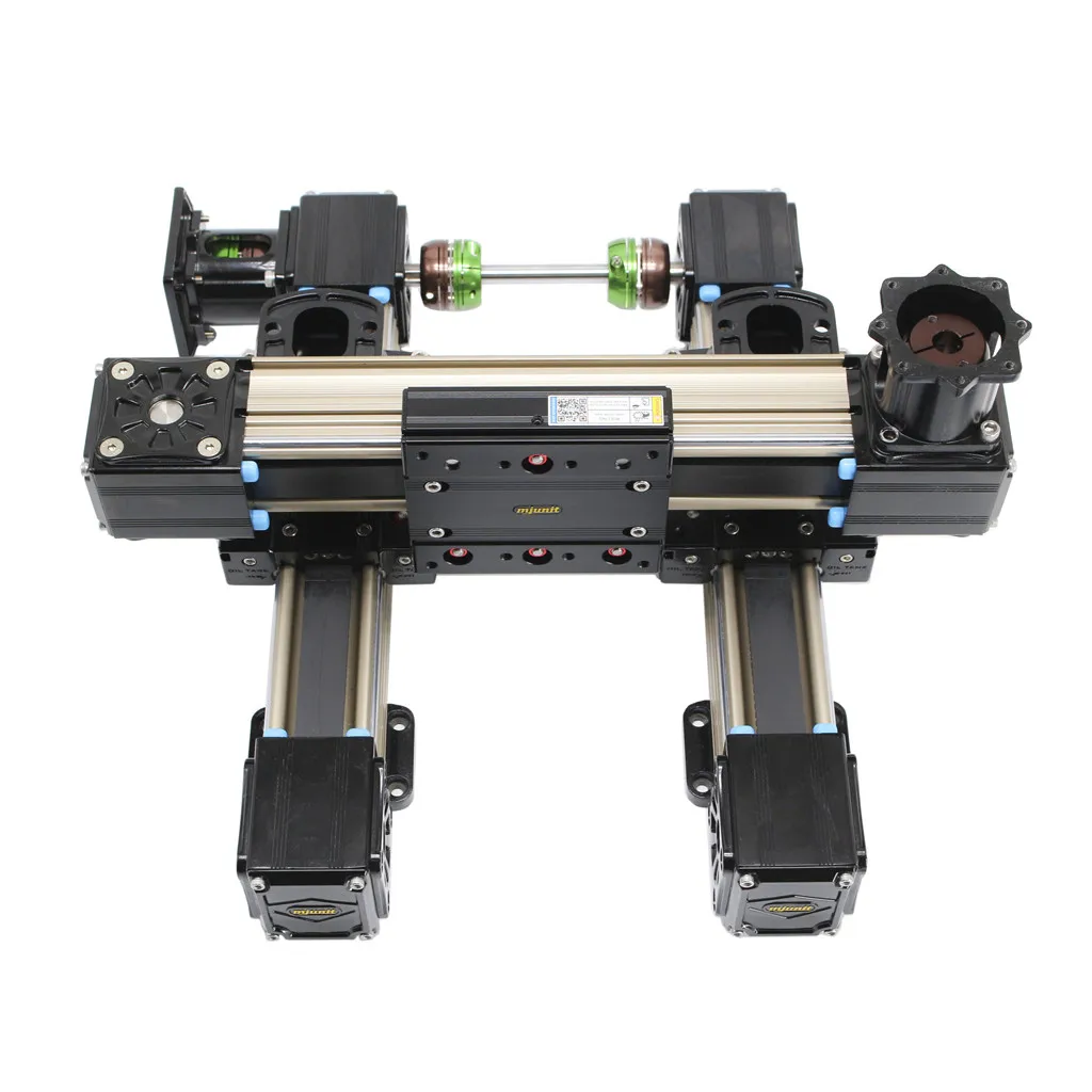 US $1.260.00 Mjunit 60N Xy Belt Drive Linear Rail Actuator With 3 Rails 600x600mm Stroke