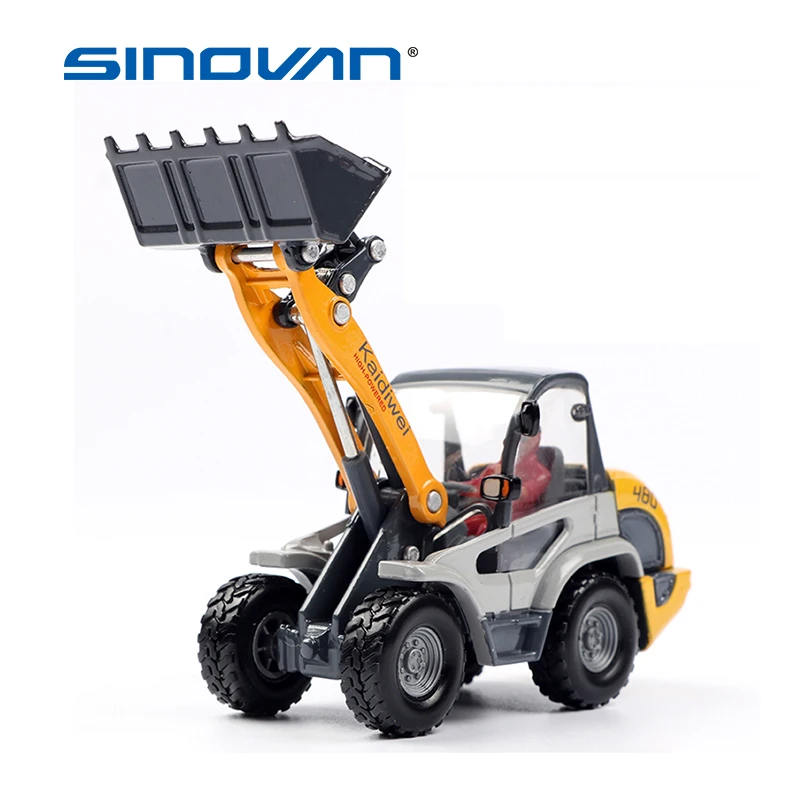 

Alloy Diecast Front Shovel Bulldozer Mini Excavator 1:50 Engineering Vehicle car Driving Model Children Collection Gift Toys Kid