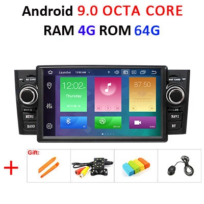 DSP Android 9,0 Ram 4G 64G Автомобильный gps для Fiat Grande Punto Linea 2007-2012 dvd-плеер Радио Навигация мультимедийный рекордер - Цвет: 9.0 4G 64G