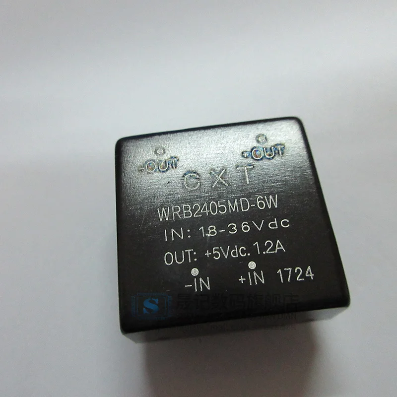 10 шт в упаковке, новая dc-dc24V5V1.2aWRB2405MD-6W