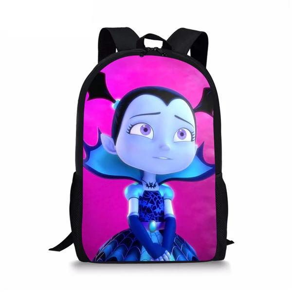 HaoYun/детский школьный рюкзак с принтом Vampirina, школьные сумки для книг, дизайн с героями мультфильмов для девочек, комплект из 3 предметов, школьные сумки - Цвет: CDWX912C