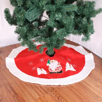 

Christmas Tree Decor Red Christmas Tree Skirt For Xmas Decorations Christmas Xmas Tree Decor High Quality
