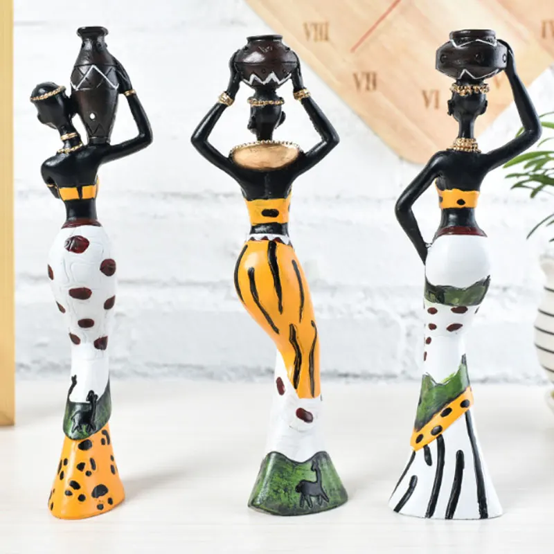 3 шт./компл. африканские куклы экзотические полимерные женские фигурки предметы