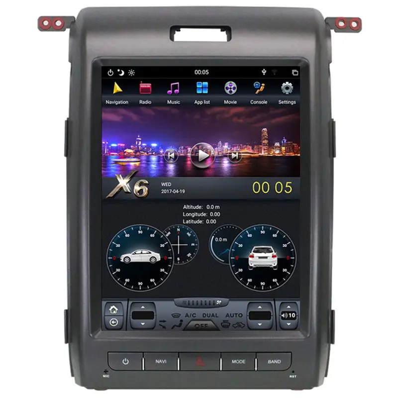13 &quotTesla Android автомобильное стерео радио аудио DVD GPS-навигатор головное устройство