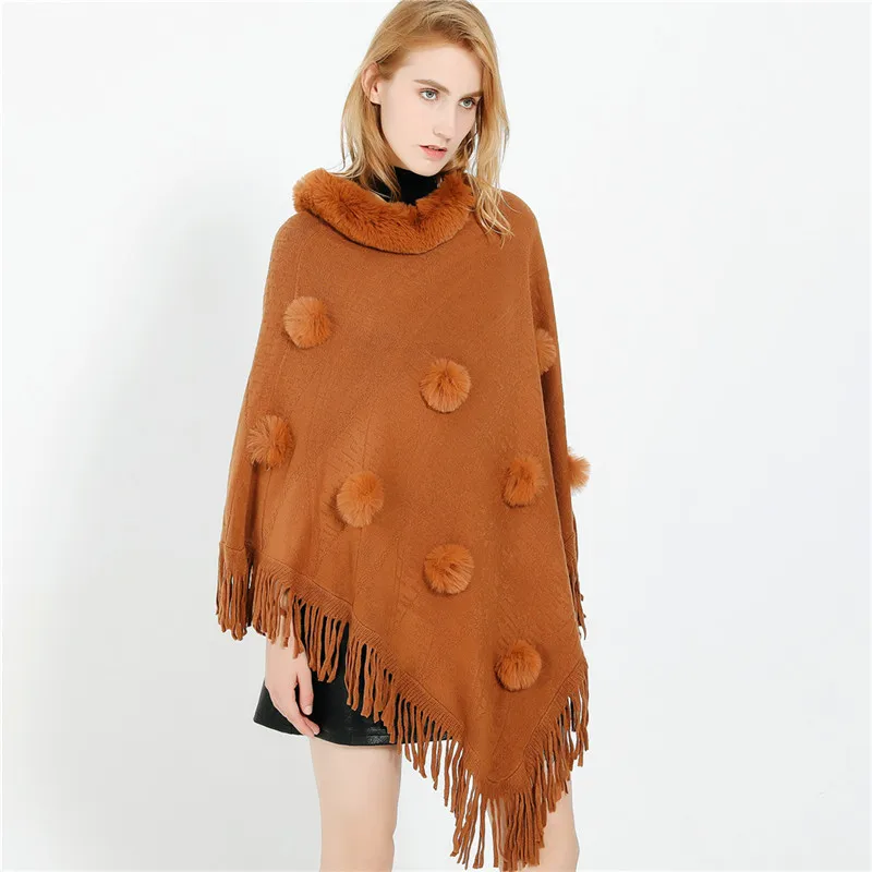 

2019 New Design Winter Warm Bohemia solid Ponchos And Capes For Women Oversized Shawls Wraps Cashmere Pashmina Female Bufanda