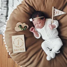 Высококачественный коврик для сна, хлопковое детское одеяло для ползания, уплотненная детская круглая подушка, коврик для дивана, коврик для ползания, одеяло