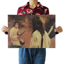 [A978] западное путешествие 09 Ностальгический ретро плакат из крафт-бумаги экран для помещений кофейная декоративная живопись