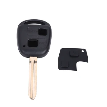 

2 Buttons Car Key Shell Case For Toyota Camry Corolla Verso Avensi Prius Auris Remote Control Auto Key With Button Pads