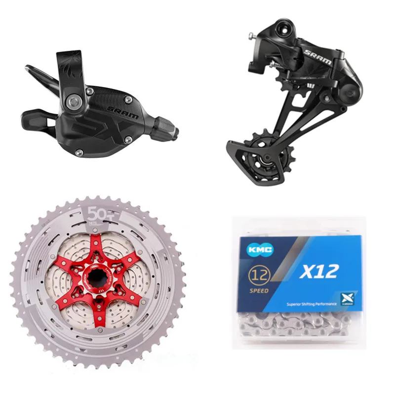 SRAM SX EAGLE 1x12 скорость 11-50T Groupset триггерный механизм переключения передач SX цепь/цепь kmc с NX EAGLE/sunracing CSMZ91X кассеты