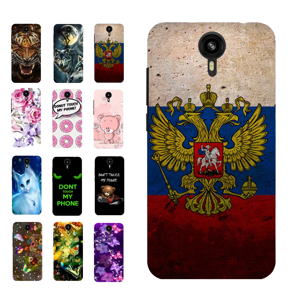 Волк в мультипликационном стиле с принтом(животные) чехол Чехол для Prestigio Muze B7 PSP7511DUO Soft Shell Корпус сумка