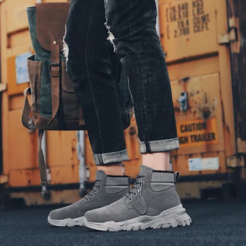 

mens causal informales de para Mens mens leather leisure coturno canvas zapatos boty fashion boots sports shoe spring sapatos