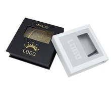 Роскошный изготовленный на заказ картонный Магнитный закрытый пустой бумажный упаковочный ящик для накладных ресниц с логотипом- PX2048