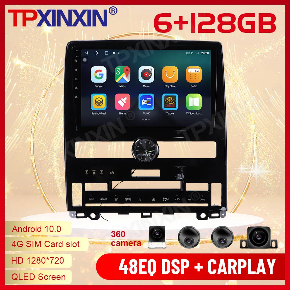 

2 Din Carplay Android Radio Receiver Multimedia Stereo For Toyota Avalon 2018 2019 2020 GPS Navigation Video Recorder Head Unit