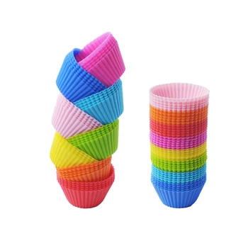 

1/8 Pcs Silicone Cake Cupcake Cup Cake Tool Bakeware Baking Silicone Mold Cupcake Muffin Cupcake Household Kitchen Accessories