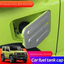 

For Suzuki Jimny JB74 2019-2020 Decorative Stickers Aluminium Car Fuel Gas Tank Cap Cover Modeling Accessories