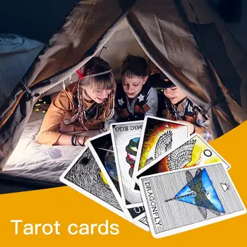 

63PCS Animal Spirit Tarot Card Series English Language Tarot Cards For Party Family Cards Table Deck Board Games Entertainment