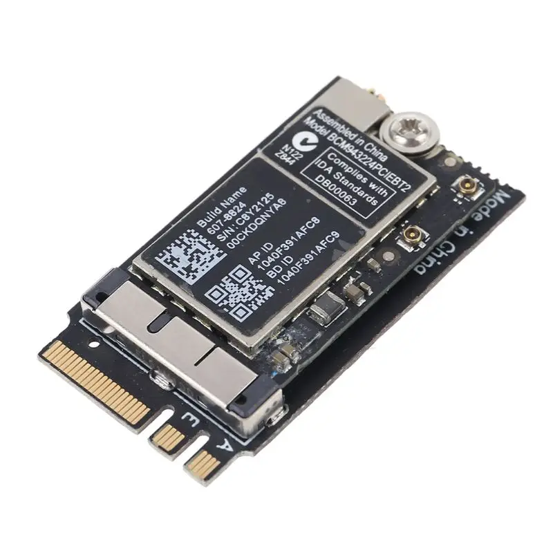 BCM943224PCIEBT2 Bluetooth 4,0 NGFF M.2 ключ A/E беспроводная WiFi карта для Mac OS