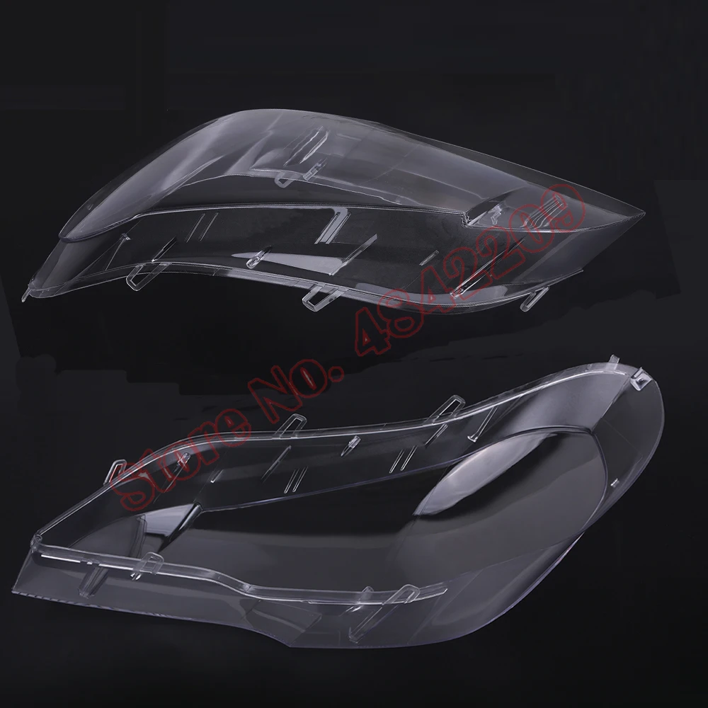 For BMW X5 E70 2007-2013 xDrive 30i 35i 40i 48i 50i 35d 40d Car Front Headlight Cover Lampcover  glass Lens Shell 63117288995