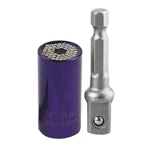 Горячая XD-Универсальный динамометрический ключ Волшебная рукоятка гаечного ключа Многофункциональная Универсальная трещотка 7-19 мм адаптер для дрели ручные инструменты