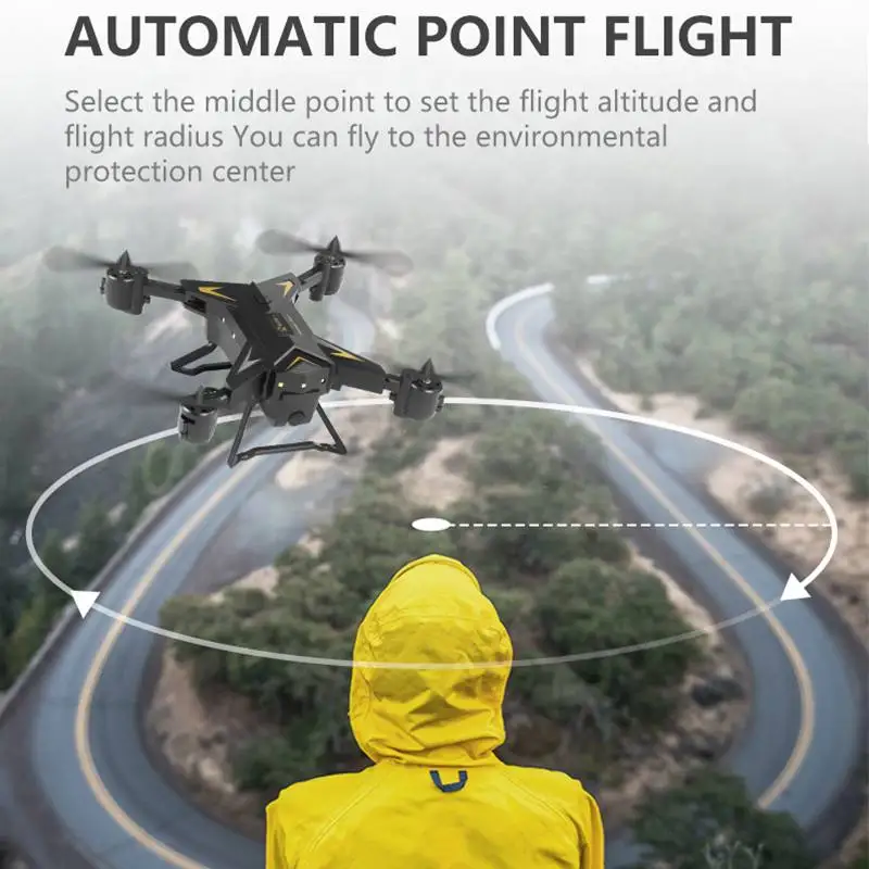 5G wifi FPV мини-Дрон 4K gps Профессиональный Дрон с HD камерой Радиоуправляемый квадрокоптер Дрон оптическое позиционирование потока складной Дрон