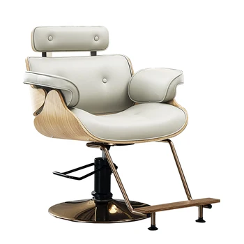 

ins Chair Hairdressing Chair Barber Shop Chair Hair Salon Dedicated Can Be Placed Down Reclining Barber Chair Haircut Chair