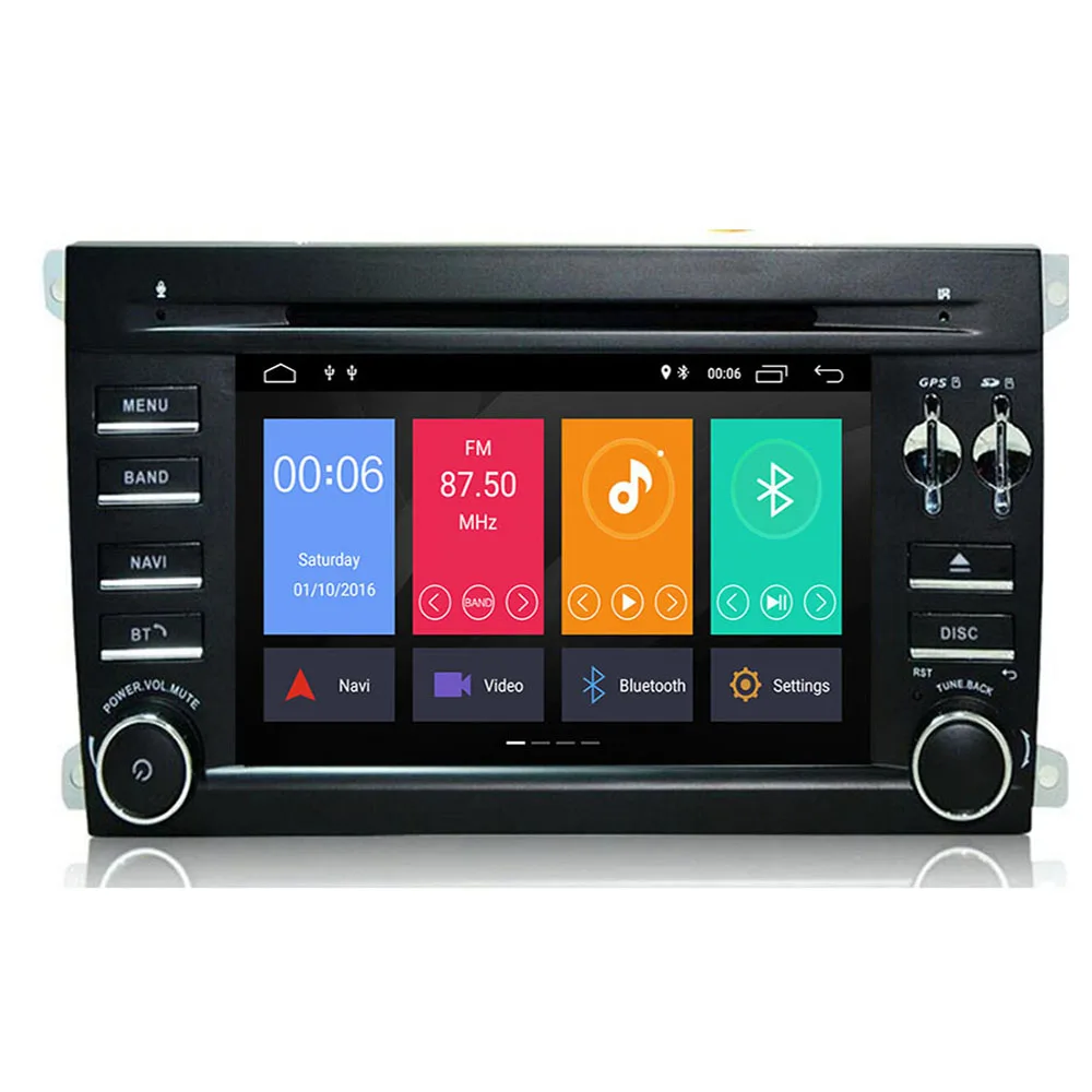 Flash Deal !IPS! 2 Din Android 9.0 8 core Car DVD Multimedia Player GPS Navigation for Porsche Cayenne 2003-2010 Radio fm stereo Head unit 3