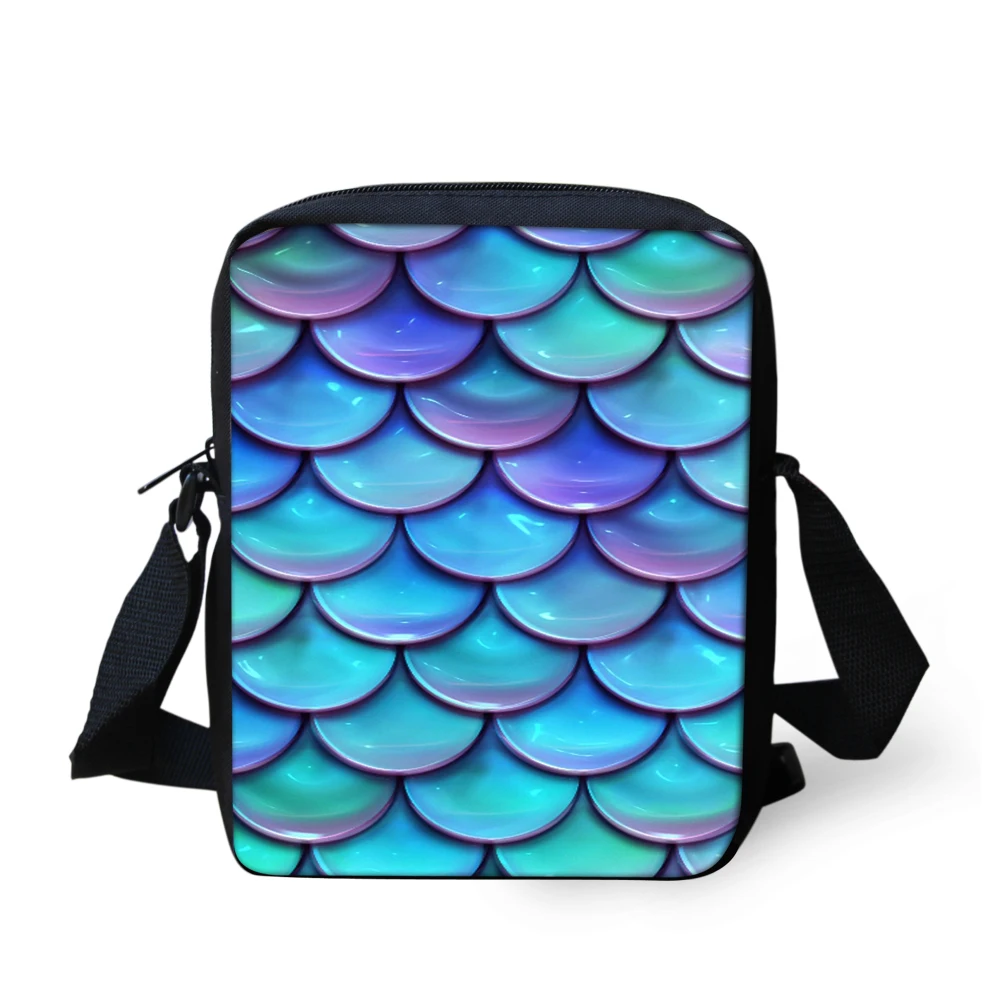 FORUDESIGNS/школьная сумка для учеников начальной школы, 3 шт., рюкзак для девочек-подростков с 3D принтом русалки, детские школьные наборы с рисунками - Цвет: L4852E