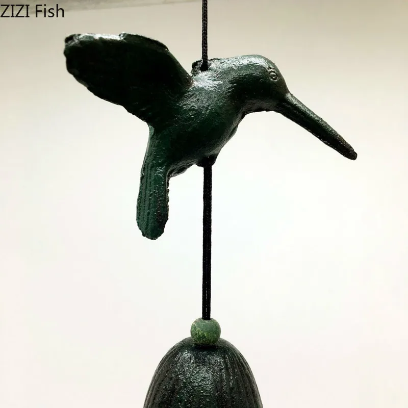 Hummingbird форма металлические китайские колокольчики Прекрасный Открытый Отдых/сад украшения подарки на день рождения друзьям и наилучшие пожелания