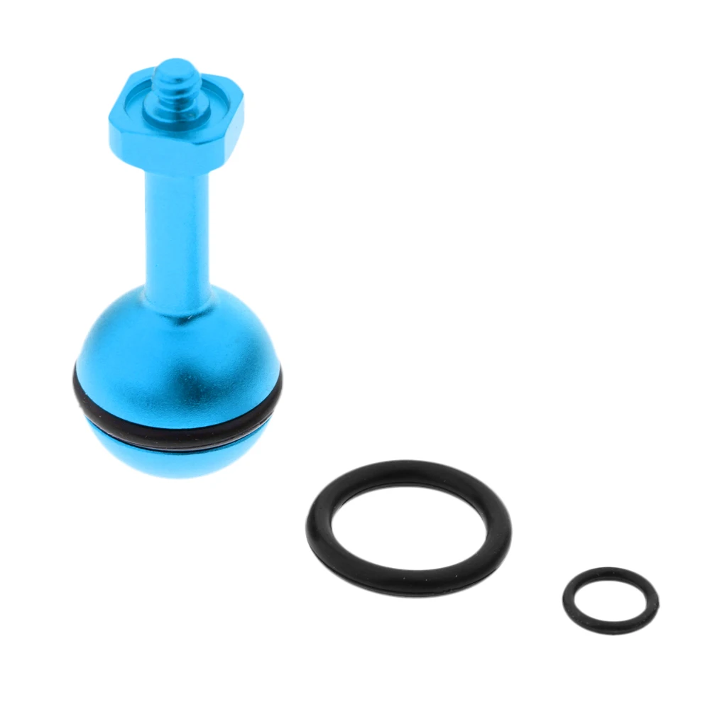 Lightweight Durable Aluminum Alloy Ball Base for Underwater Diving Photography Camera/ Video Housing Light Arm 