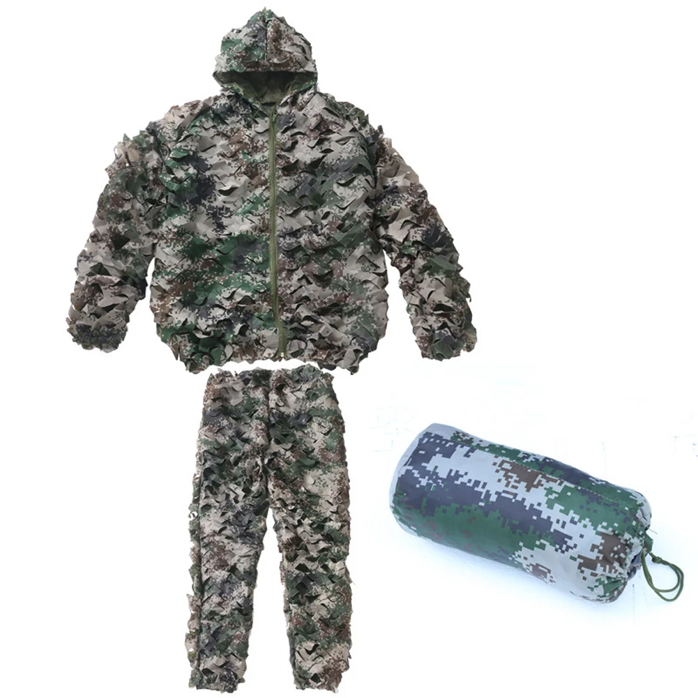 

Girl Boy Lightweight Children Gift Forest Hunting Portable Camping Outdoor Suit Shooting Training Soft Invisible Camouflage