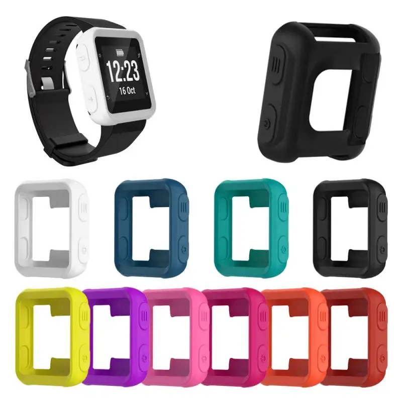 Cases For Garmin Forerunner 35 30 S20 Smart Watch Anti Drop Silicone Protect Cover Protective Shell Smart Watch Accessories